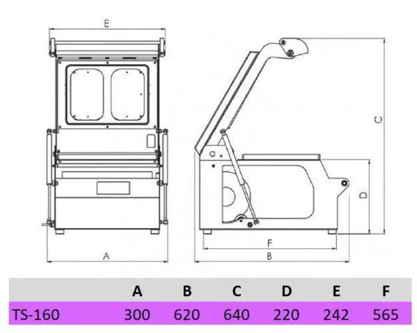 Manual tray sealer AK-RAMON TS-160