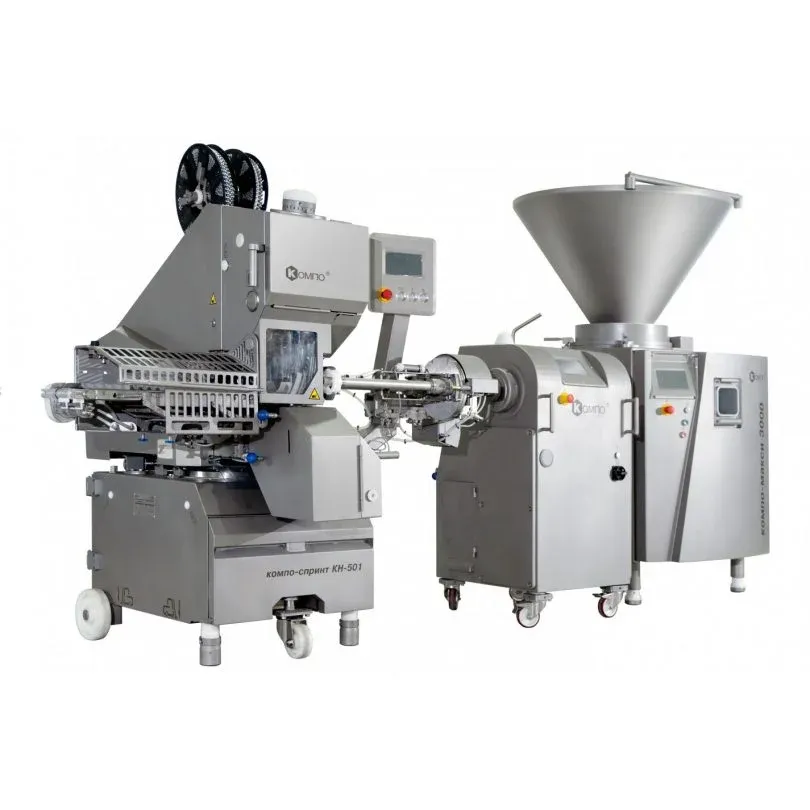 KOMPO-MAXI + Continuous Grinder VP-6000 + High Speed Fully Auto Double Clipper KN-501