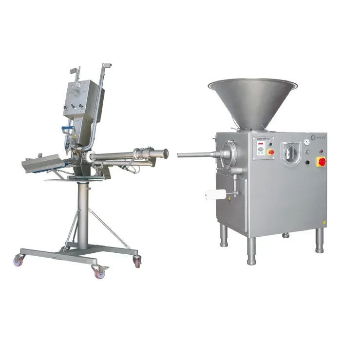 Vacuum Filler KOMPO-MINI + Semi-Auto Double Clipper KN-22