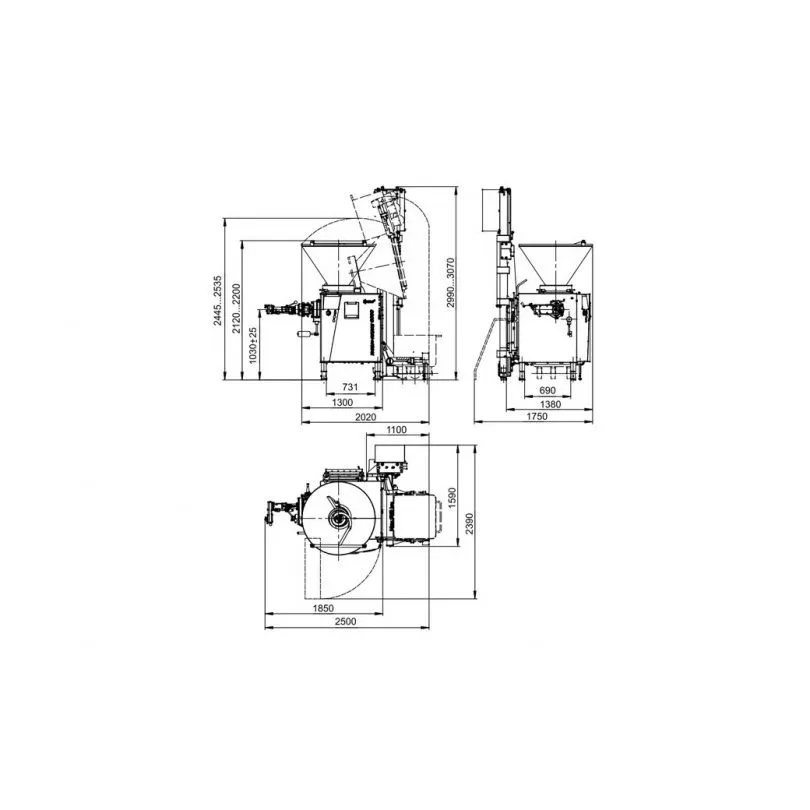 High Output Vacuum Stuffer KOMPO MAXI