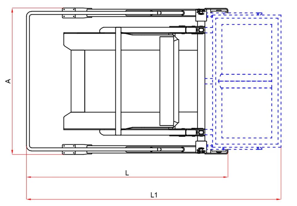 SWING dumper PZ-3/250 (380 kg/ 838 lbs)