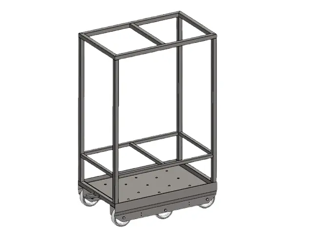 Carro para Palos de Ahumado – 6 Ruedas