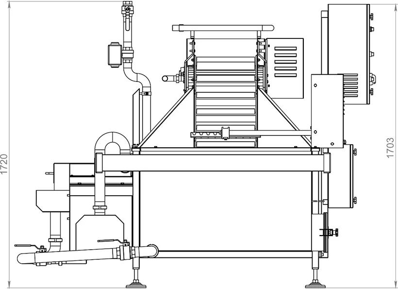 Washing for vegetables, fruits and berries MO-3