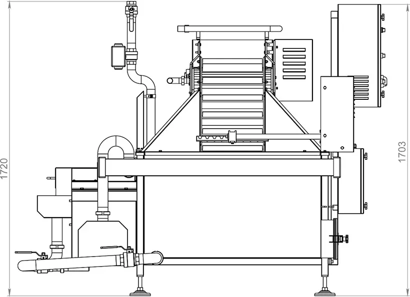 Washing for vegetables, fruits and berries MO-3