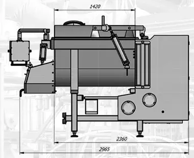 Vacuum mixer RX-1250V