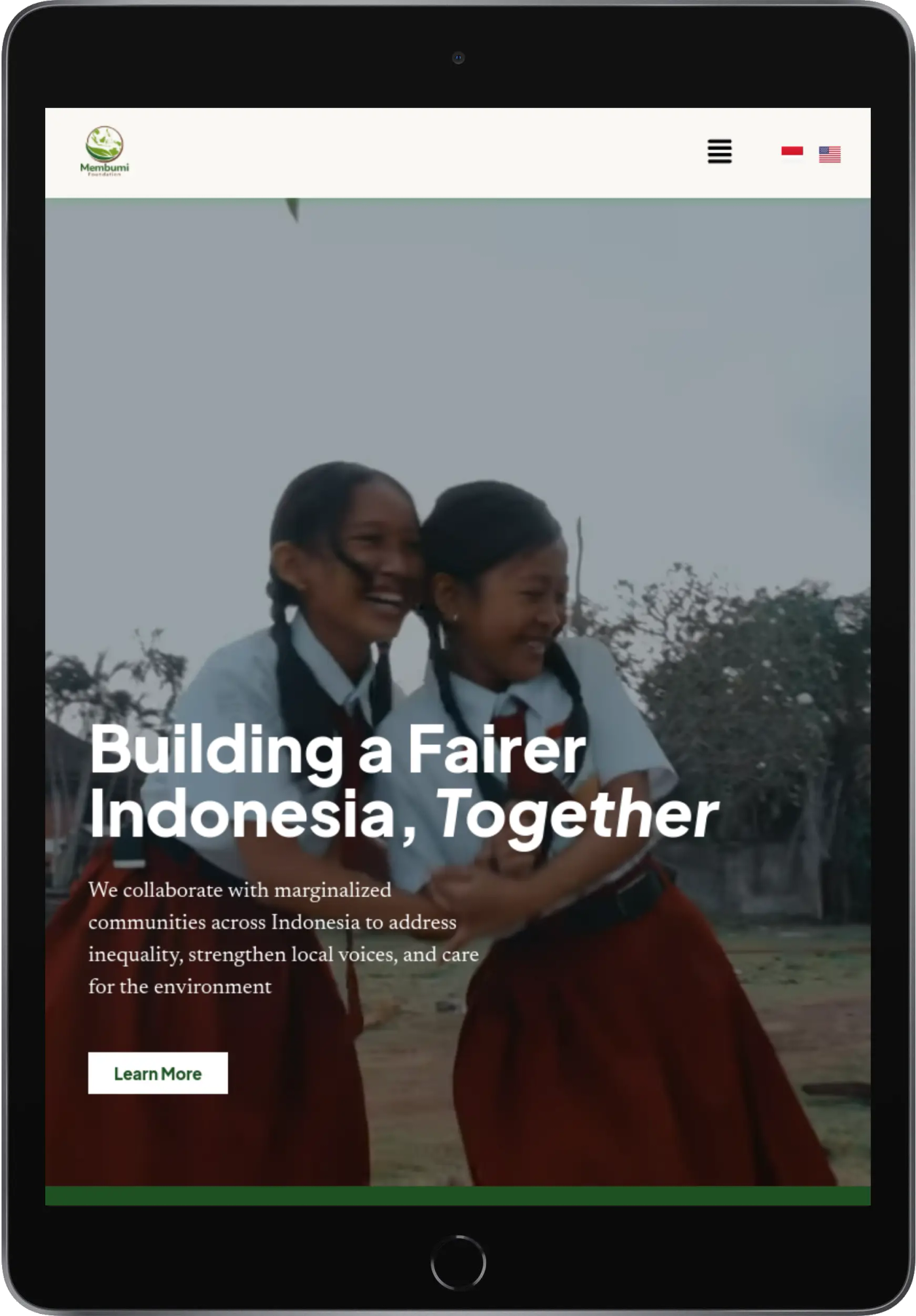 (WordPress) Digital Branding & Foundation Presence for Membumi Nusantara