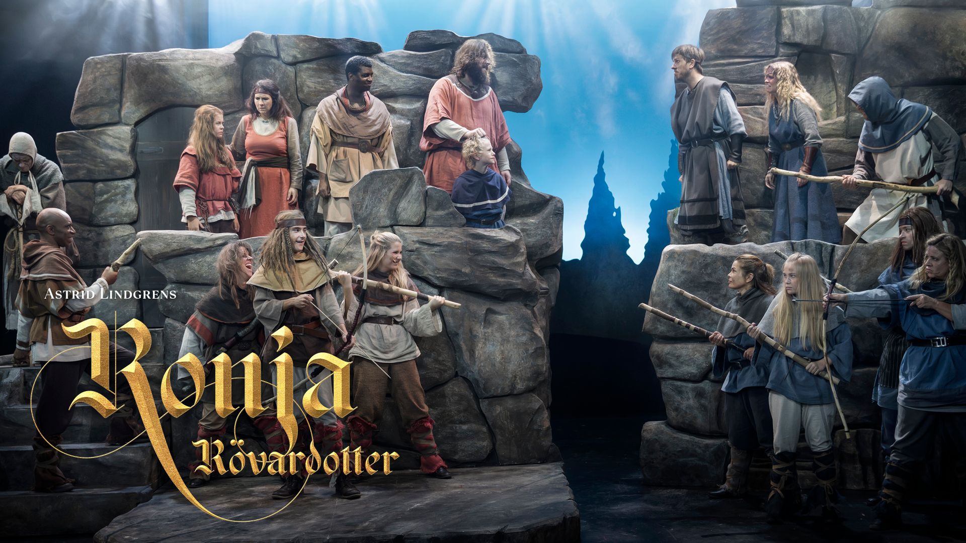 Bild från föreställningen Ronja Rövardotter - Lorenbergsteatern, Göteborg