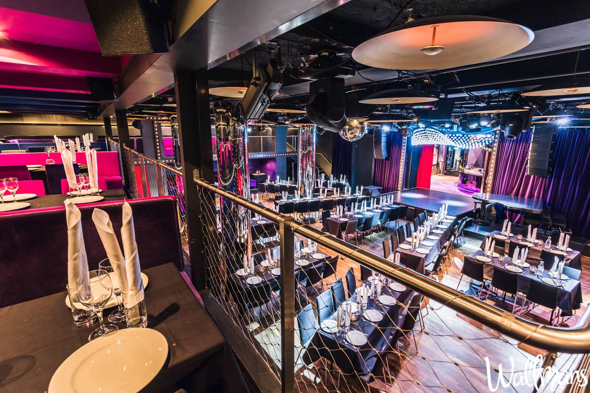 Wallmans stockholm lokal. Bild tagen från balkongen.