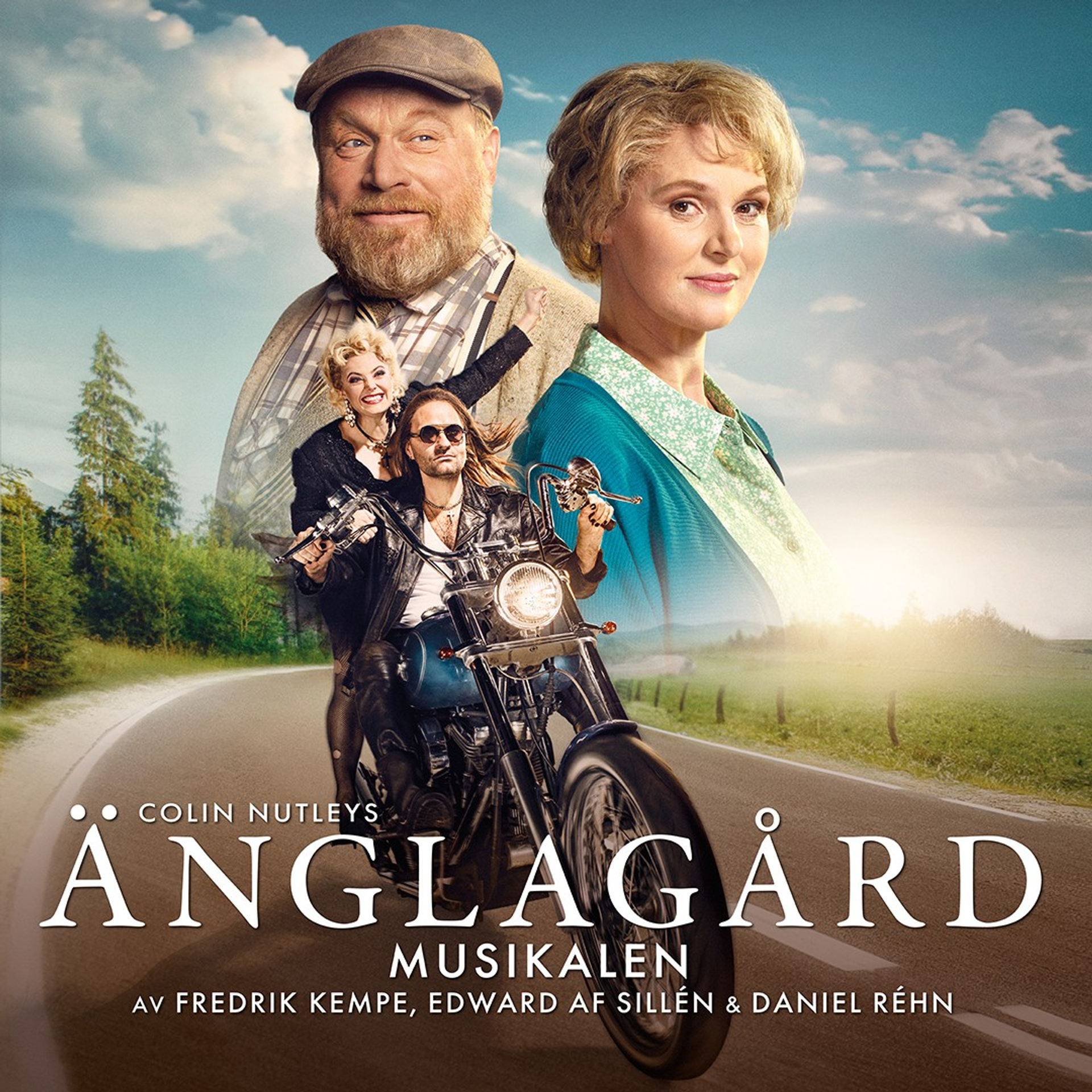 Änglagård musikalen manér. Claes Malmberg och Sanna Nielsen.