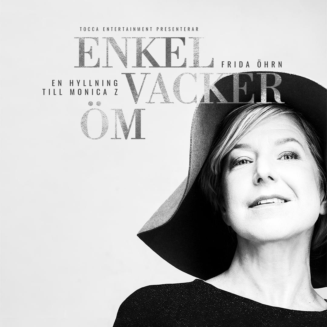 Manér bild på Frida Öhrn för showen Enkel, vacker, öm. En hyllning till Monica Z.