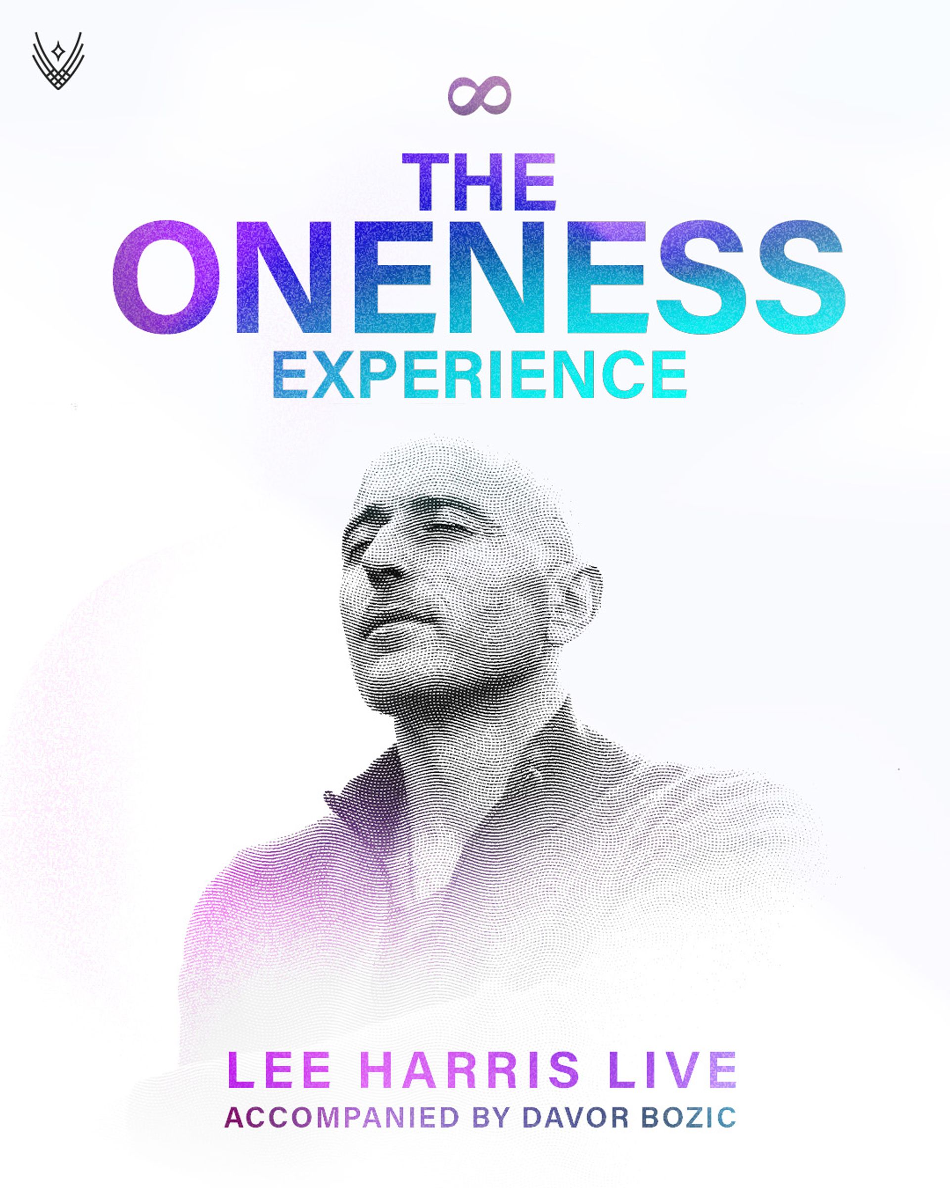 Manér bild för Lee Harris: The Oneness Experience. På bilden ser man Lee Harris som blundar