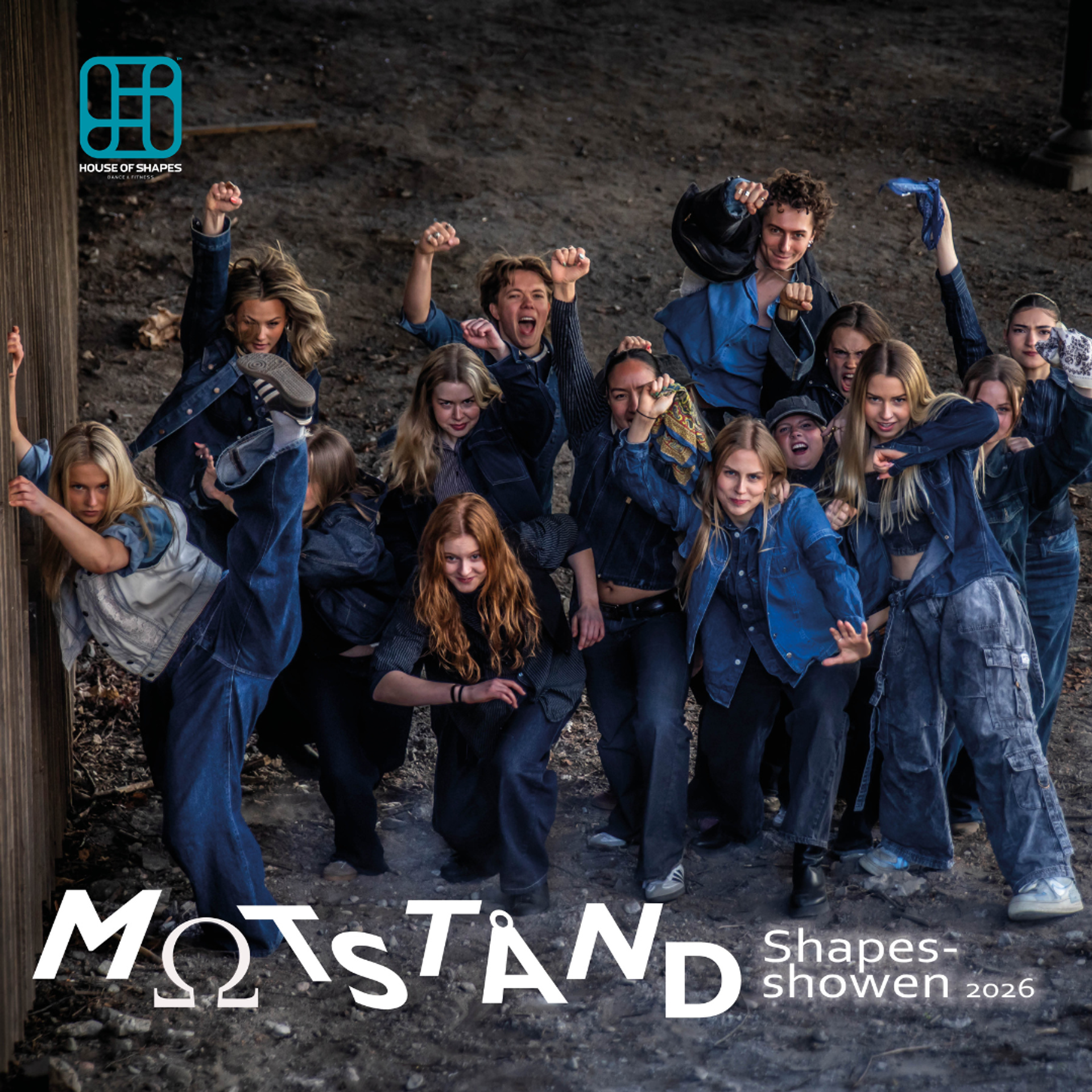 Manér för Shapes-showen med House of shapes