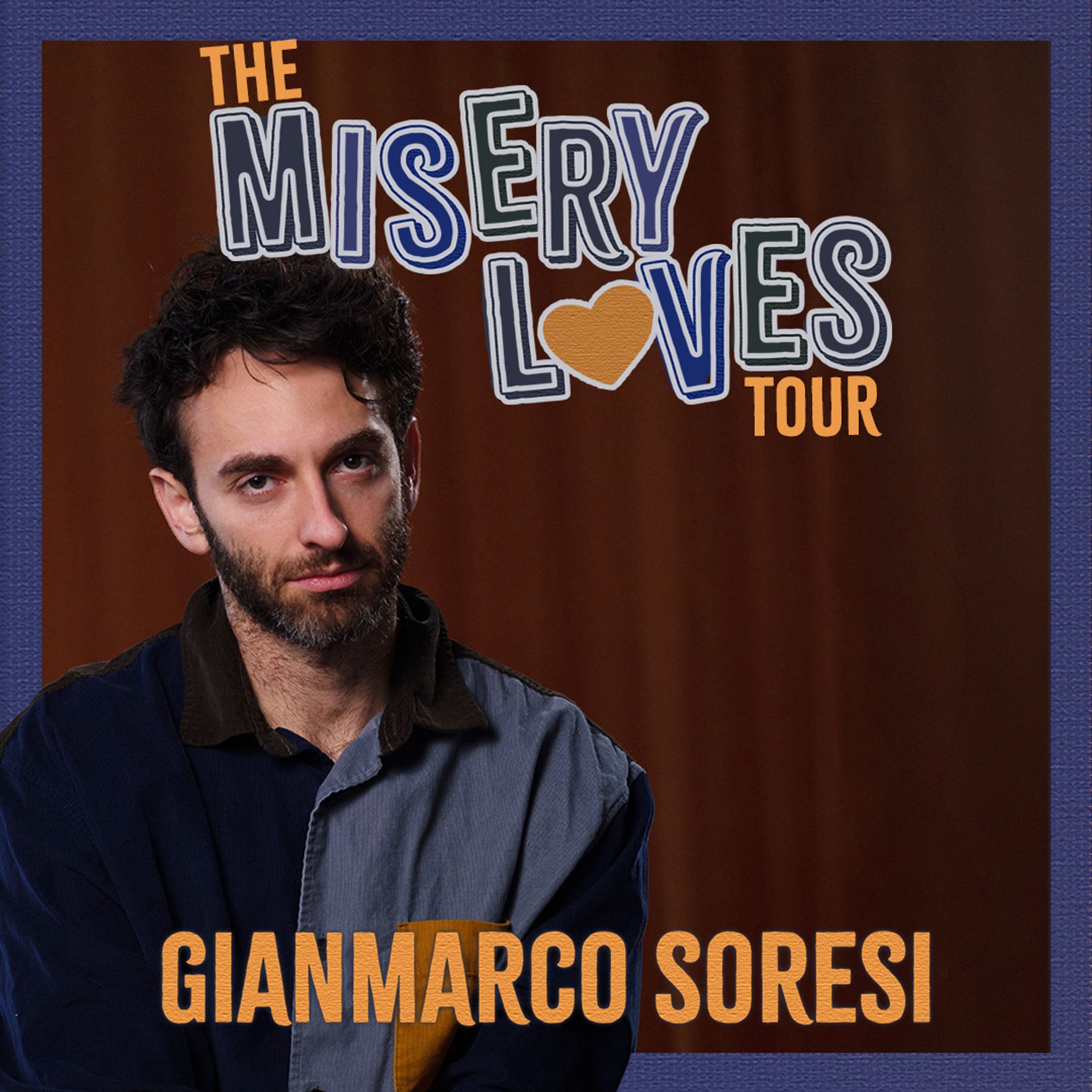 Manér för turnén "The misery loves tour" med Gianmarco Soresi.