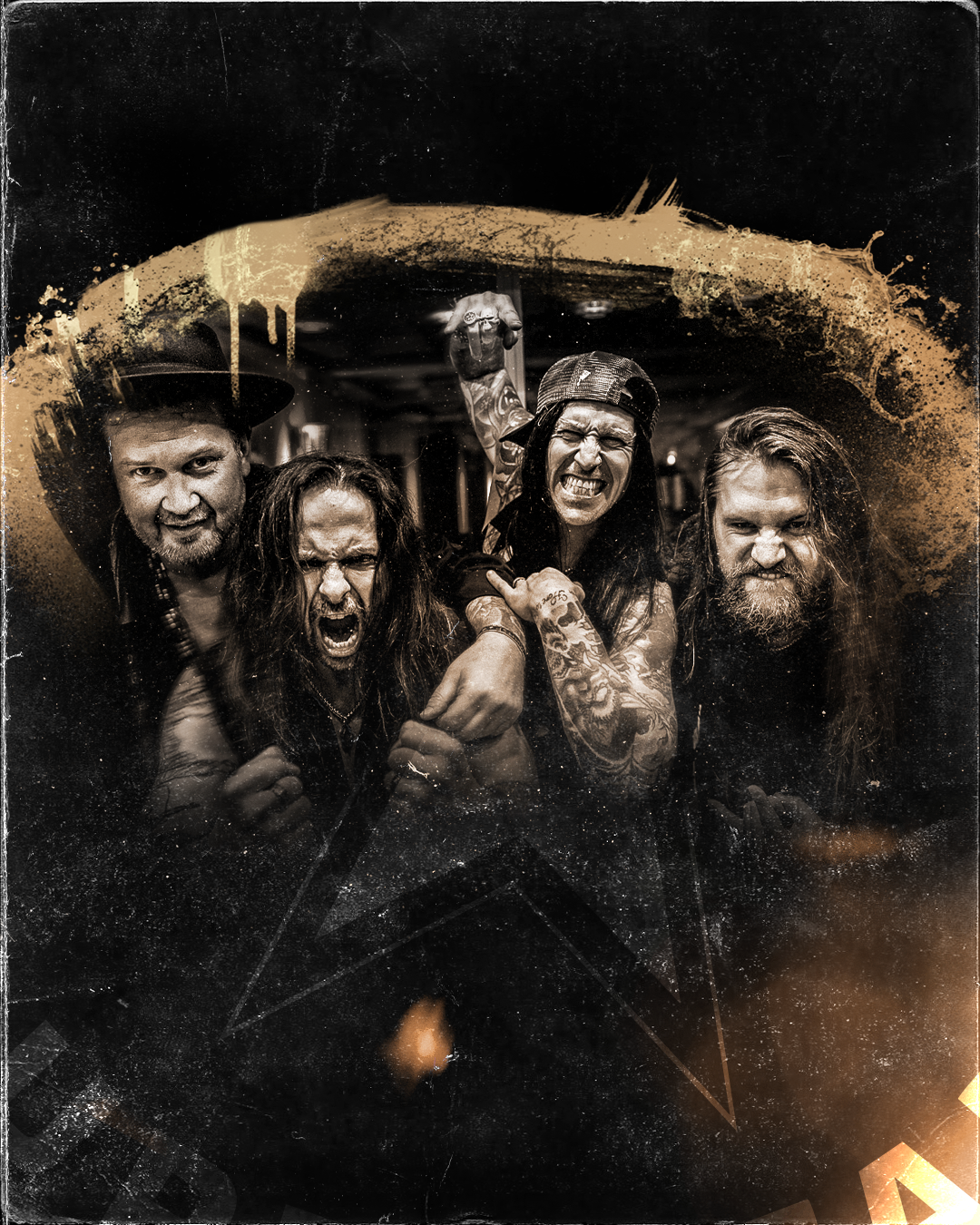 Manér för Hardcore Superstar - Dirty Halo Tour som spelar på Börsen Stockholm 5 november