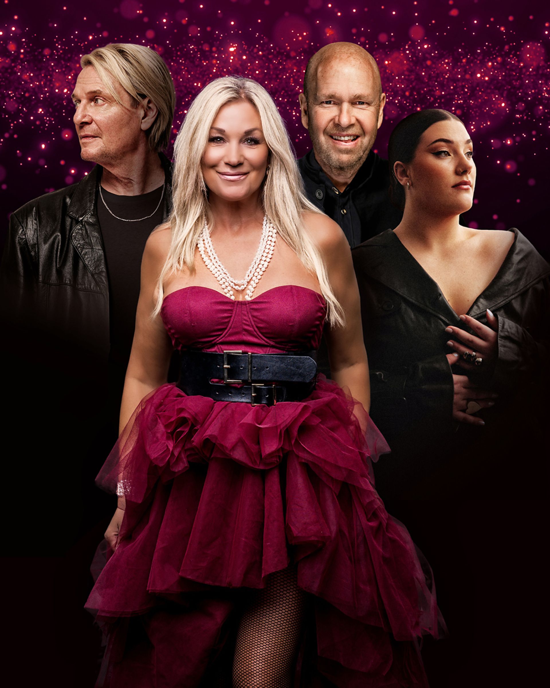 Manér för Christmas night julkonsert med Tommy Nilsson, Jessica Andersson, Lasse Kroner och Annika Wickihalder