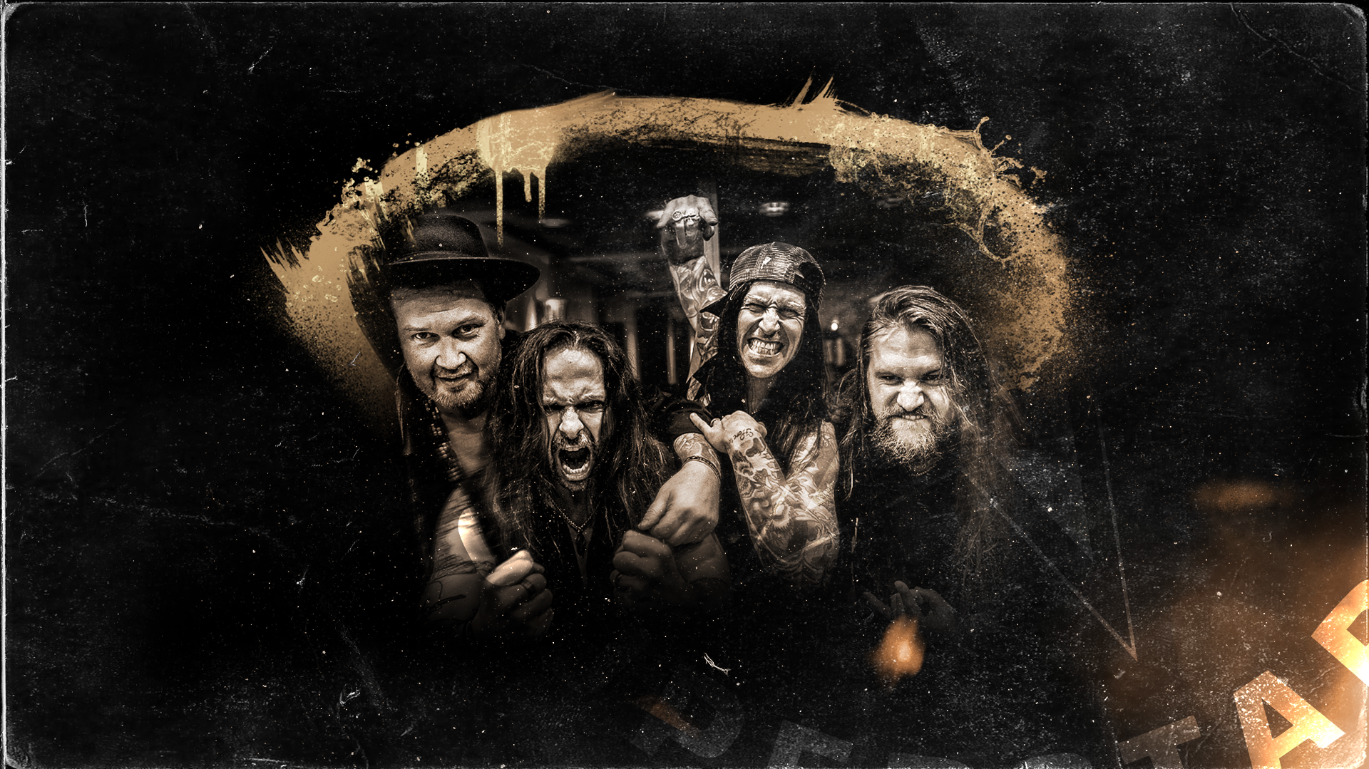 Manér för Hardcore Superstar - Dirty Halo Tour som spelar på Börsen Stockholm 5 november