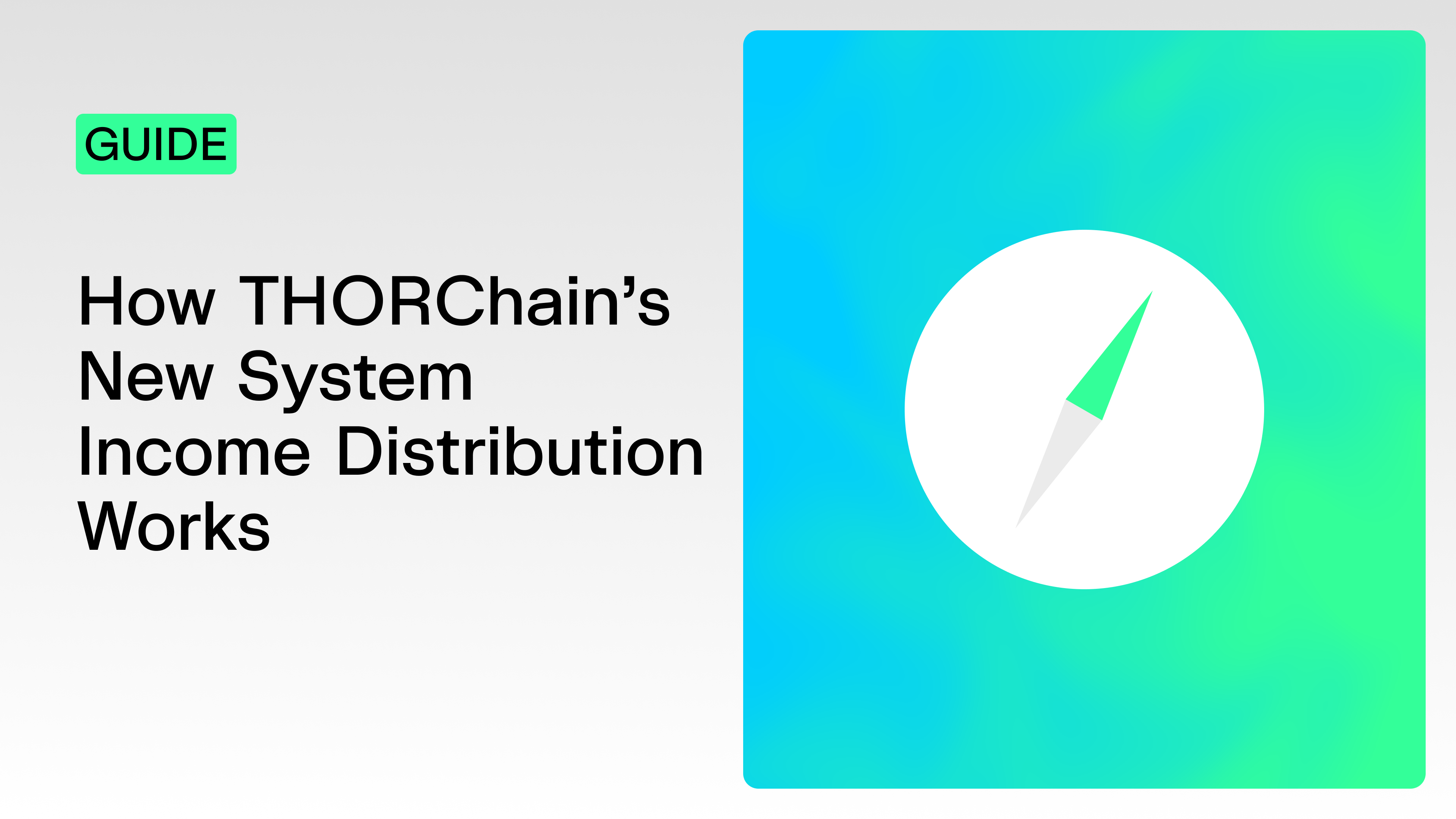 THORChain's System Income distribution, with 20% now directed to Protocol-Owned Liquidity and the RUNE burn reduced to 1%.