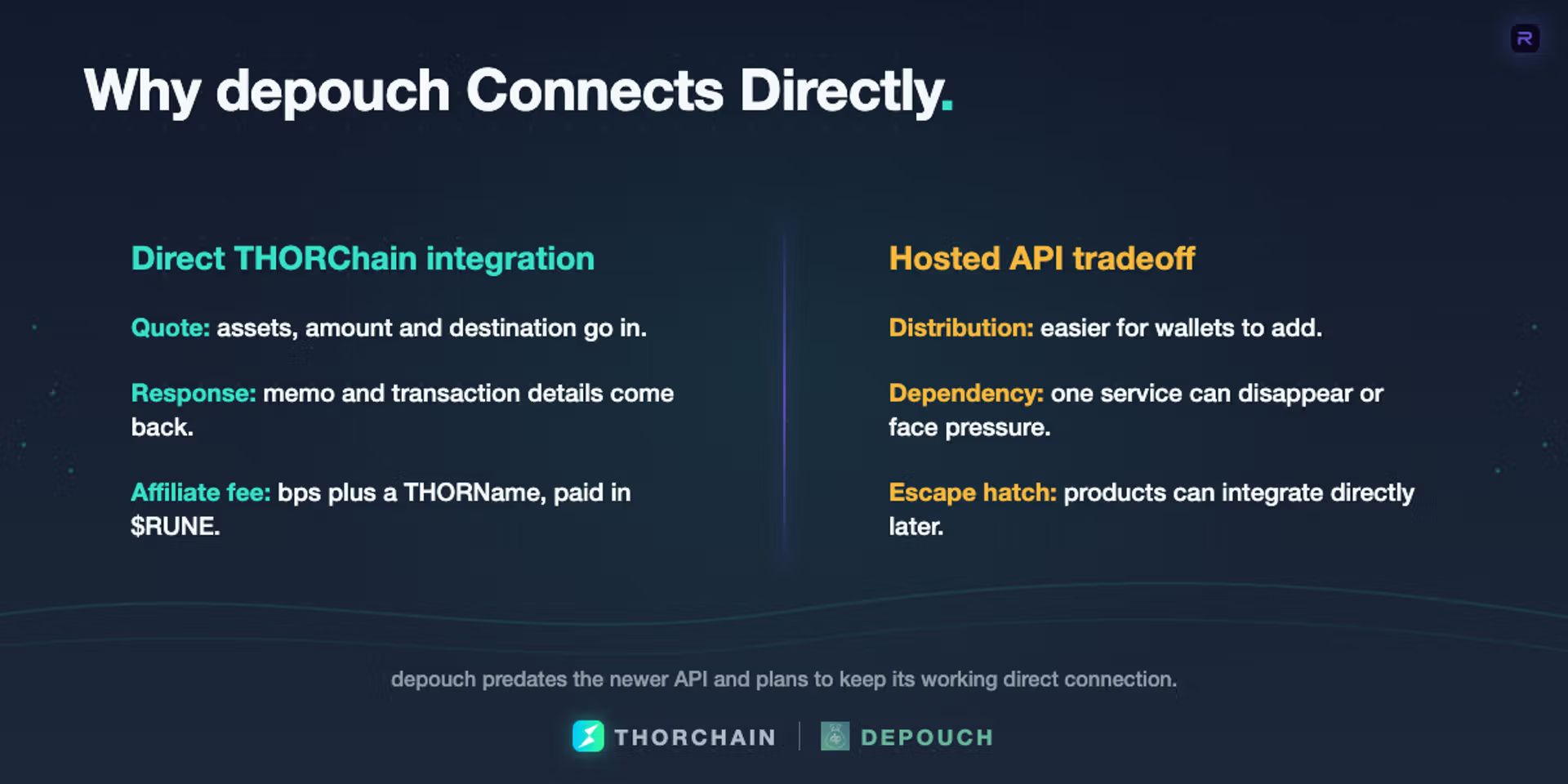 Why depouch Connects Directly