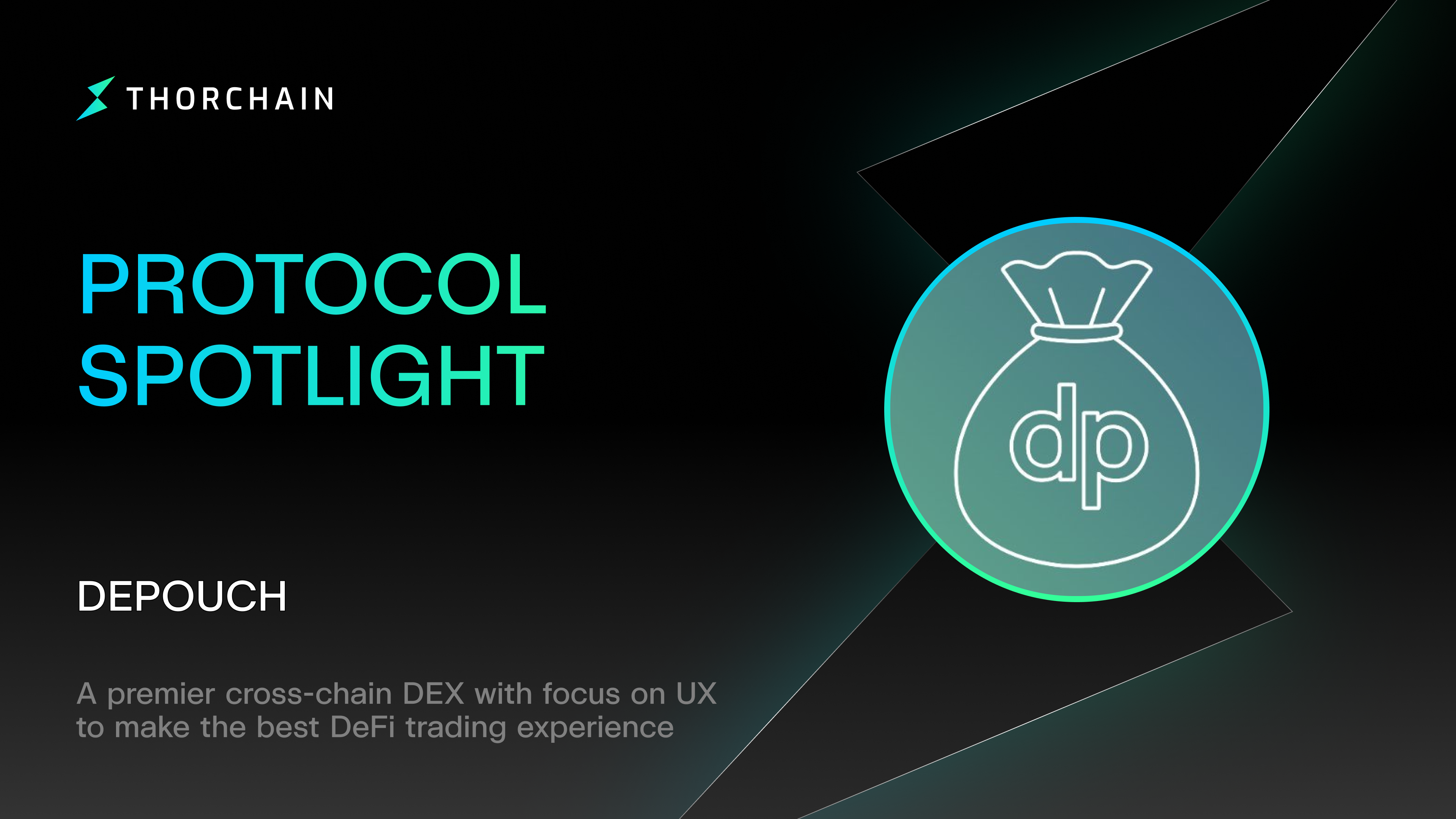 THORChain Protocol Spotlight thumbnail for depouch covering native cross-chain swap routing, THORChain integration and permissionless liquidity access.