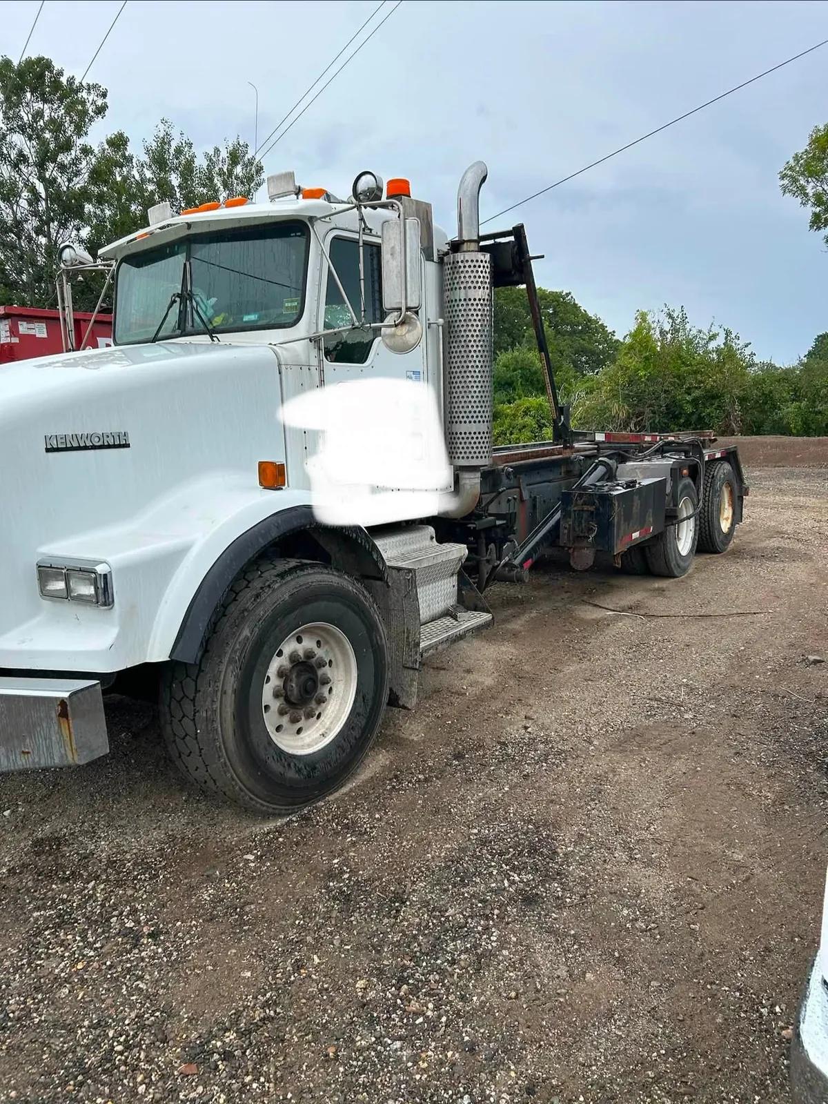 Commercial truck on site