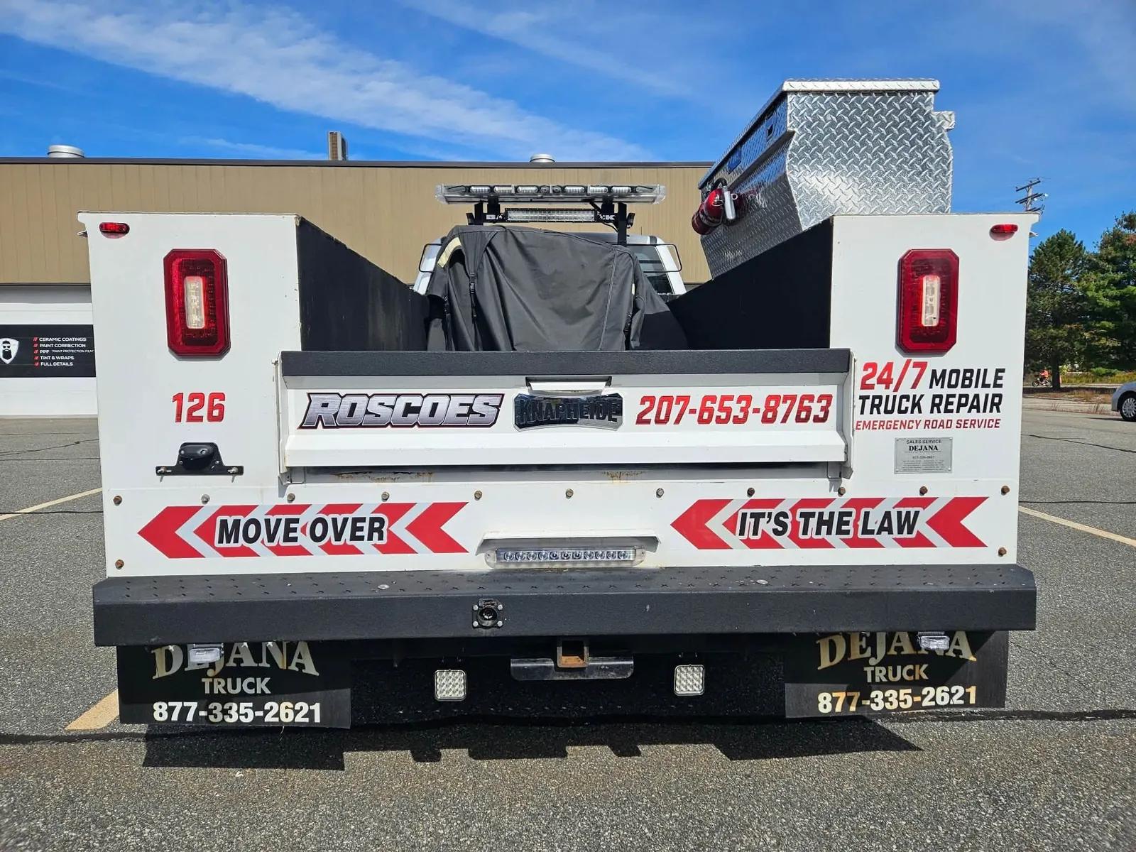 Roscoe’s mobile repair truck