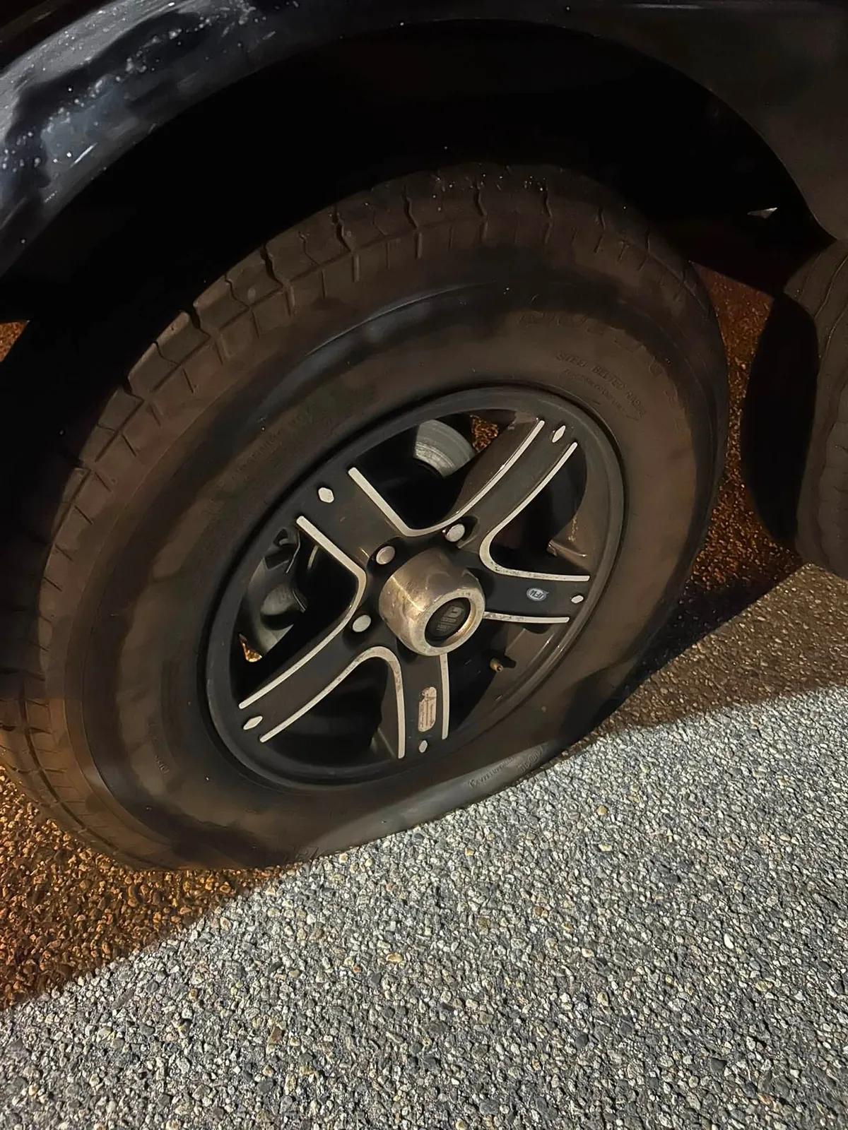 Trailer tire replacement
