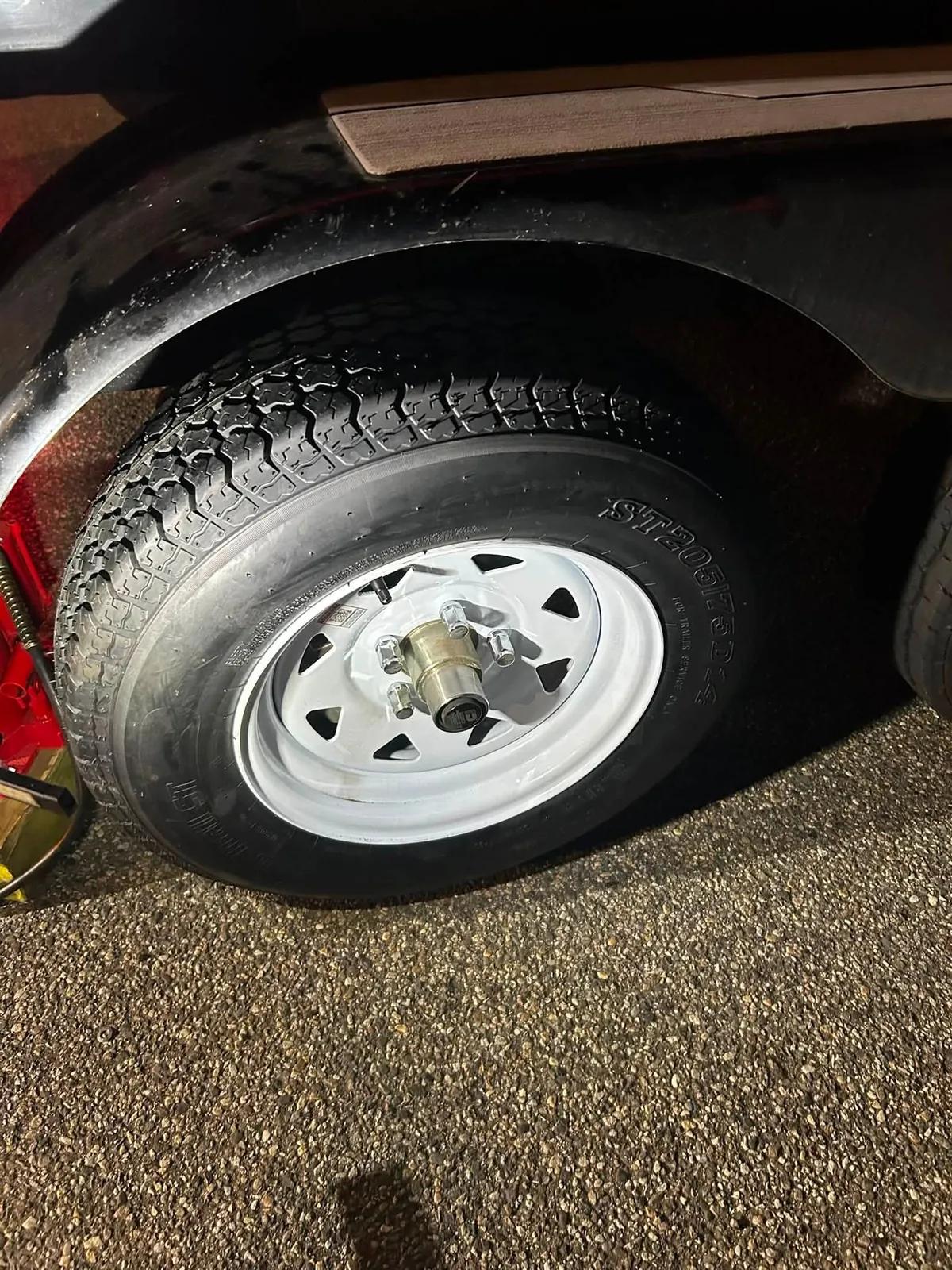Trailer tire repair