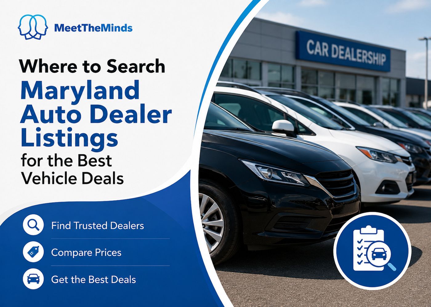 Where to Search Maryland Auto Dealer Listings for Best Deals
