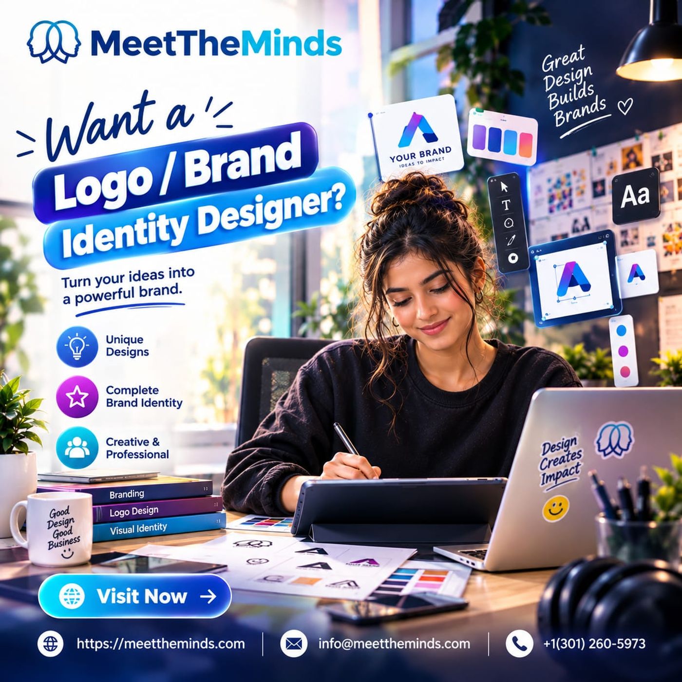 logo design, brand identity design, hire a logo designer, visual identity, small business branding, barter graphic design services