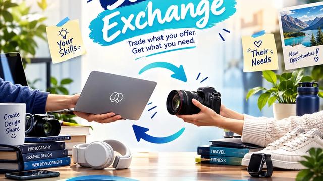 "MeetTheMinds Service Exchange: trade what you offer, get what you need."