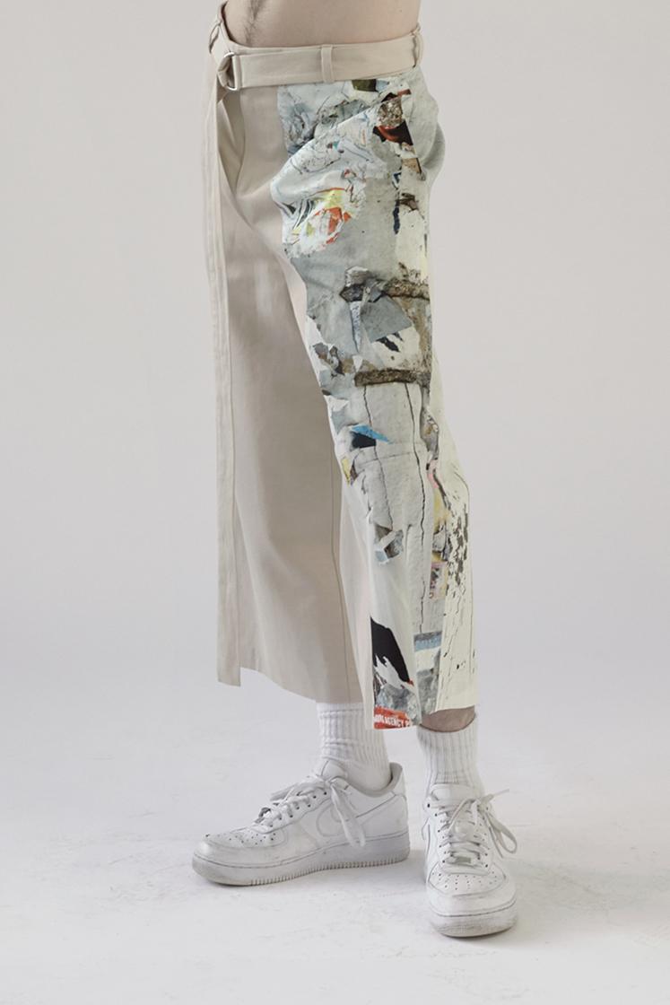 detail view of trousers on male model