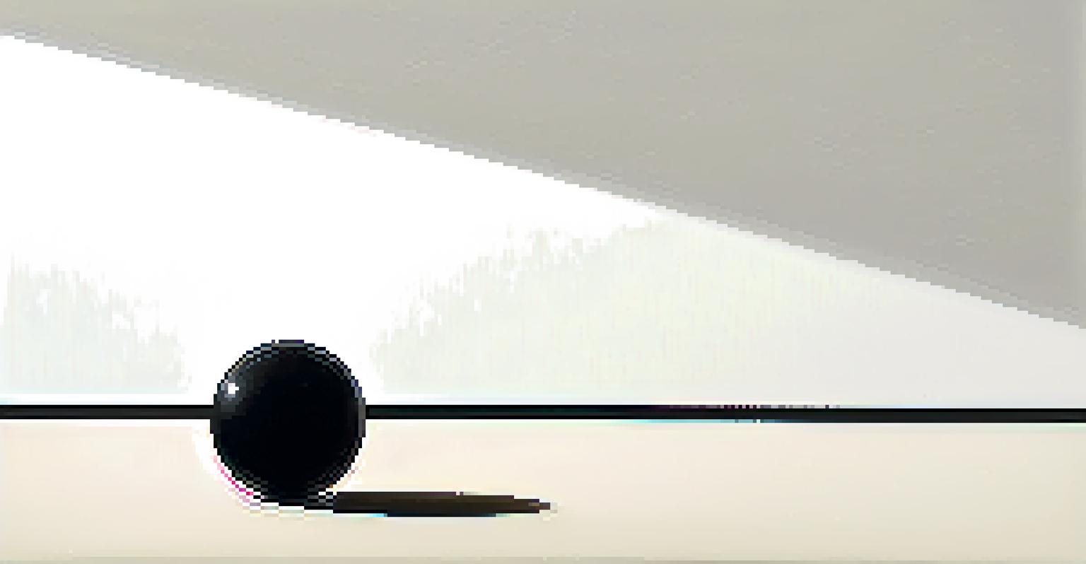 A minimalist artwork featuring a large white canvas with a small black dot at the center, emphasizing simplicity and mindfulness, with soft natural light casting subtle shadows.