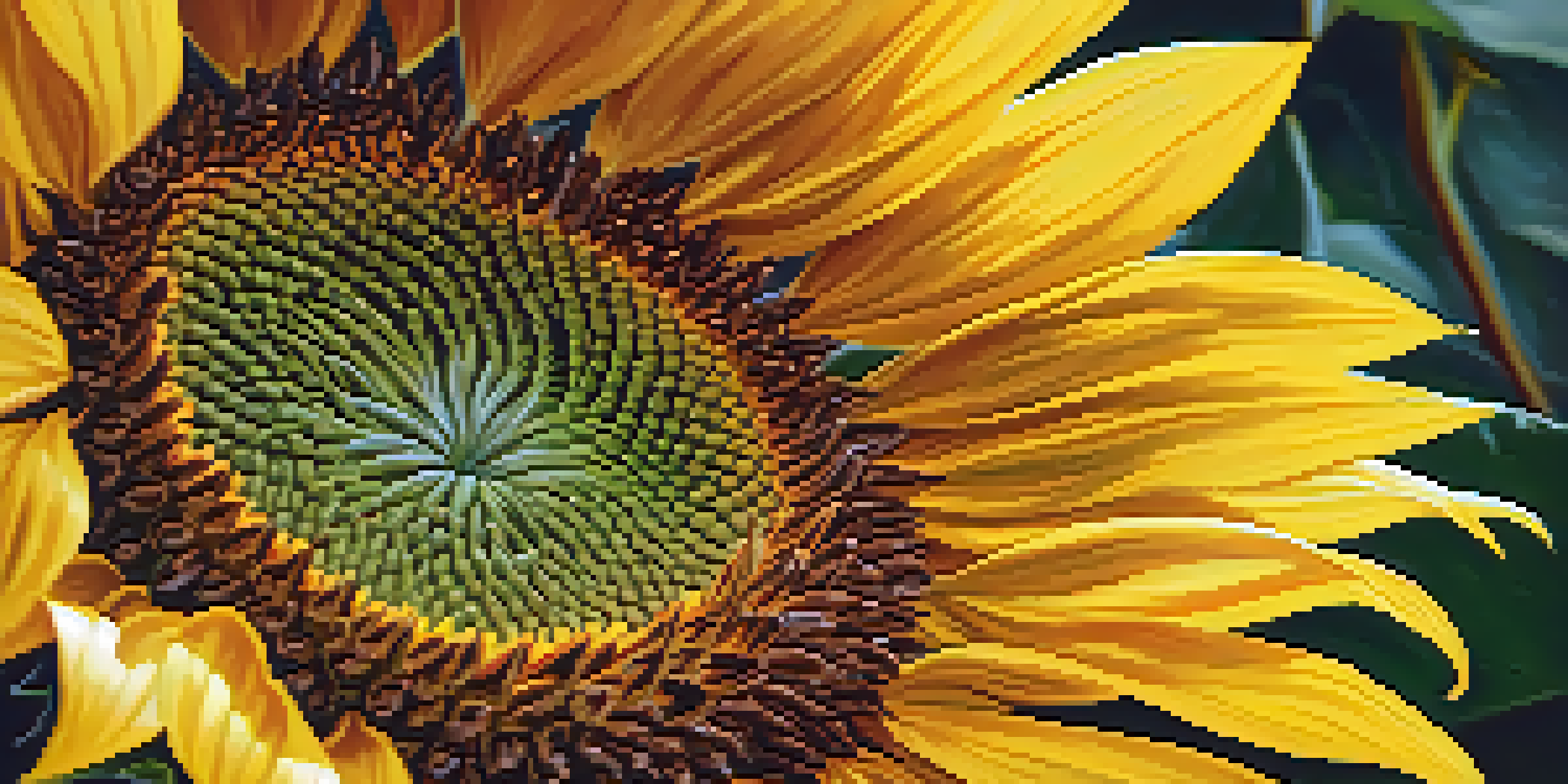 A close-up of a blooming sunflower with bright yellow petals and a brown center, illuminated by soft sunlight.