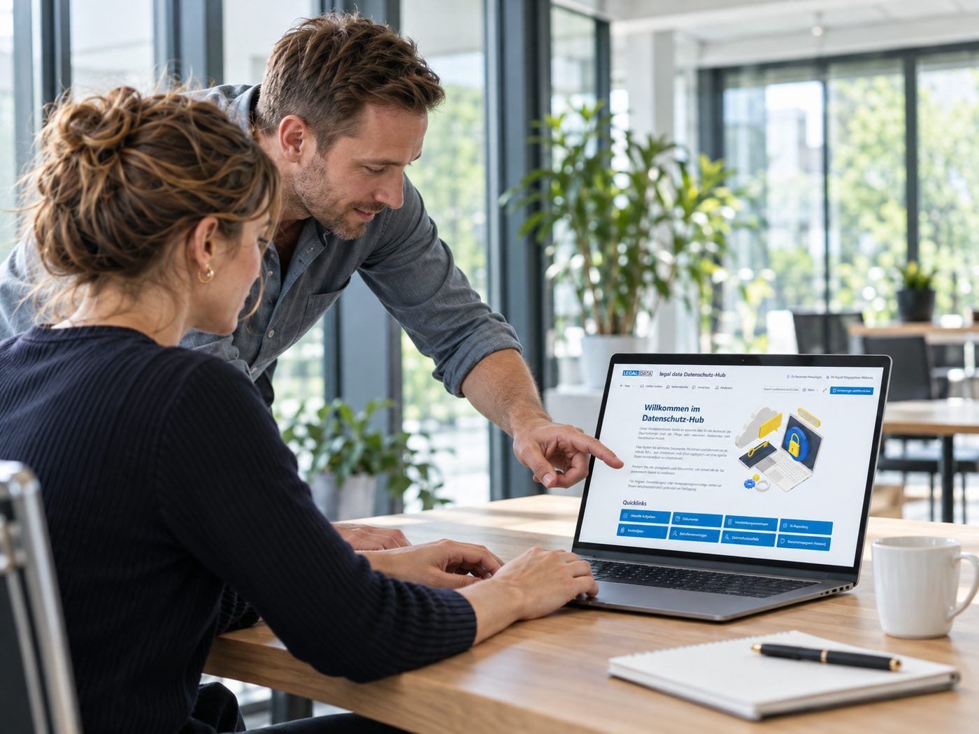 Setting up the legal data Privacy Hub together