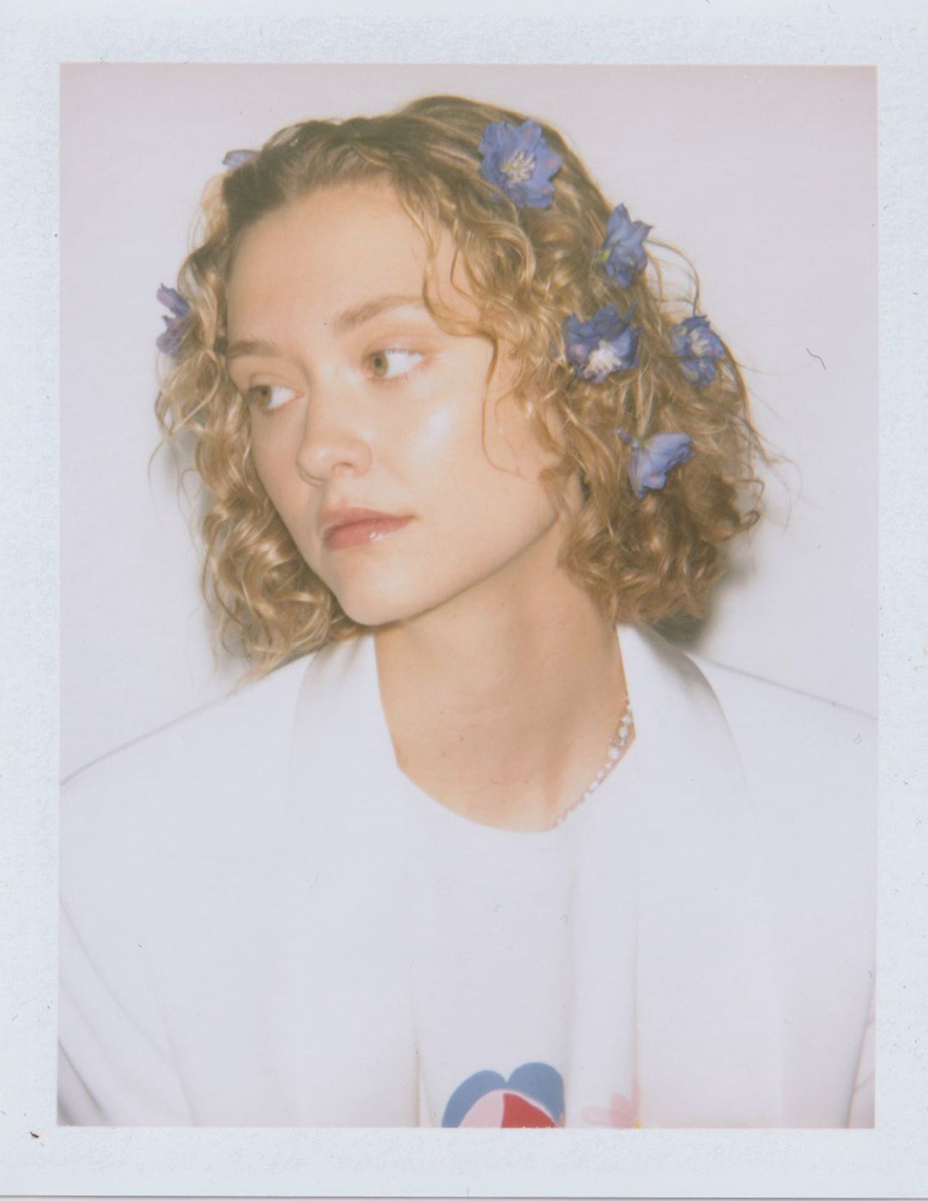 Woman with Flowers in her hair