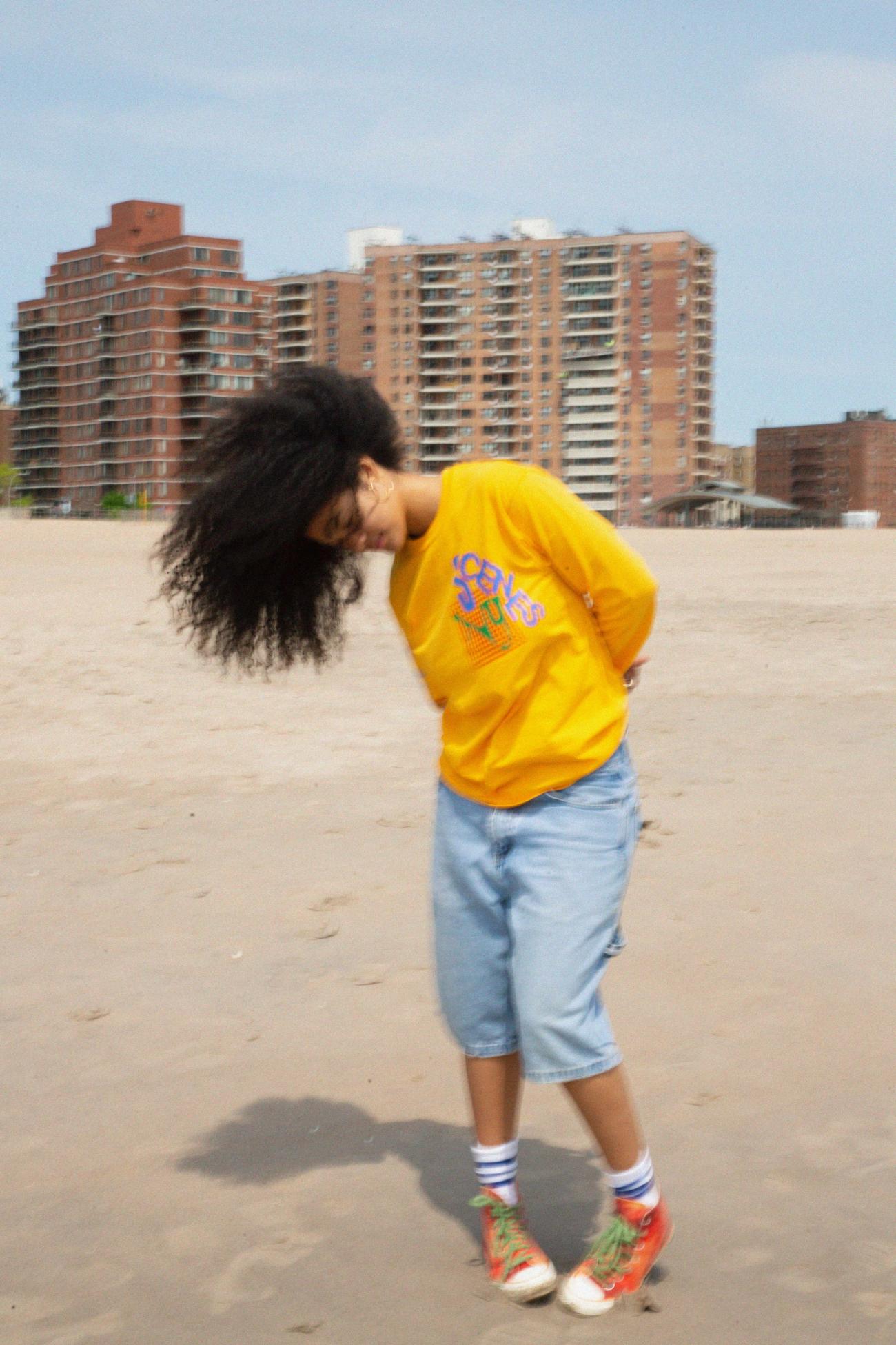 Girl on beach