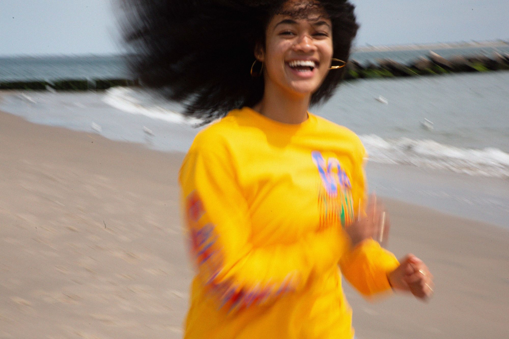 Girl on beach