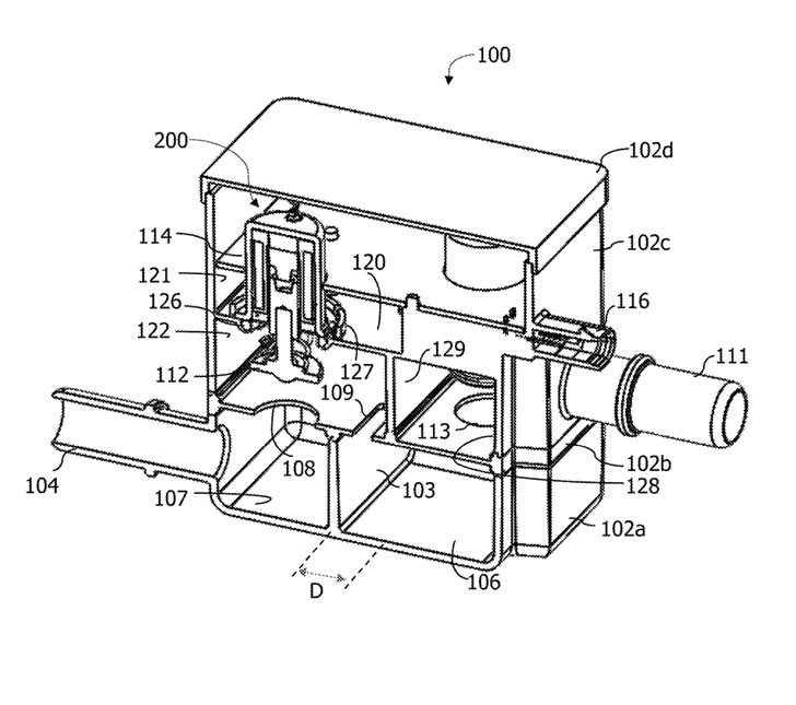 Three-Port Five Way Magnetically Latching Valve