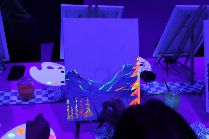 Why painting in the dark