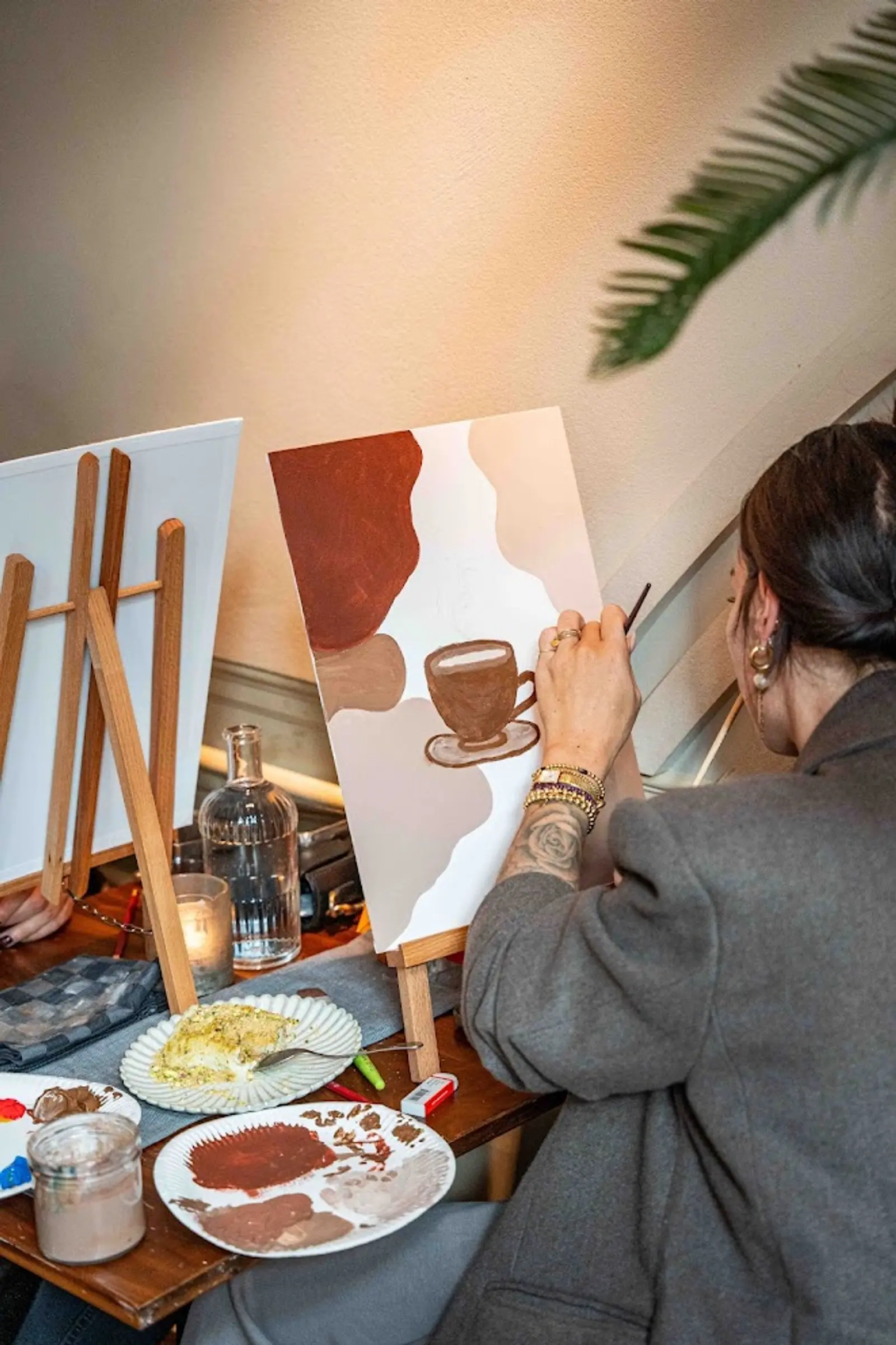 De sip in sip en paint