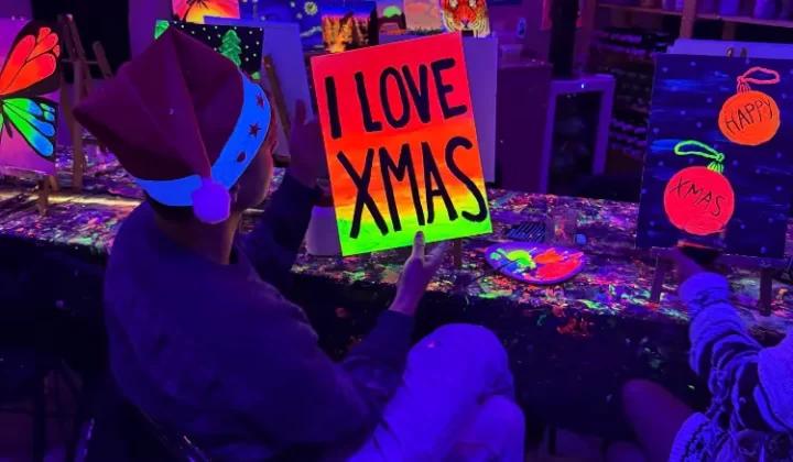 Christmas party paint night