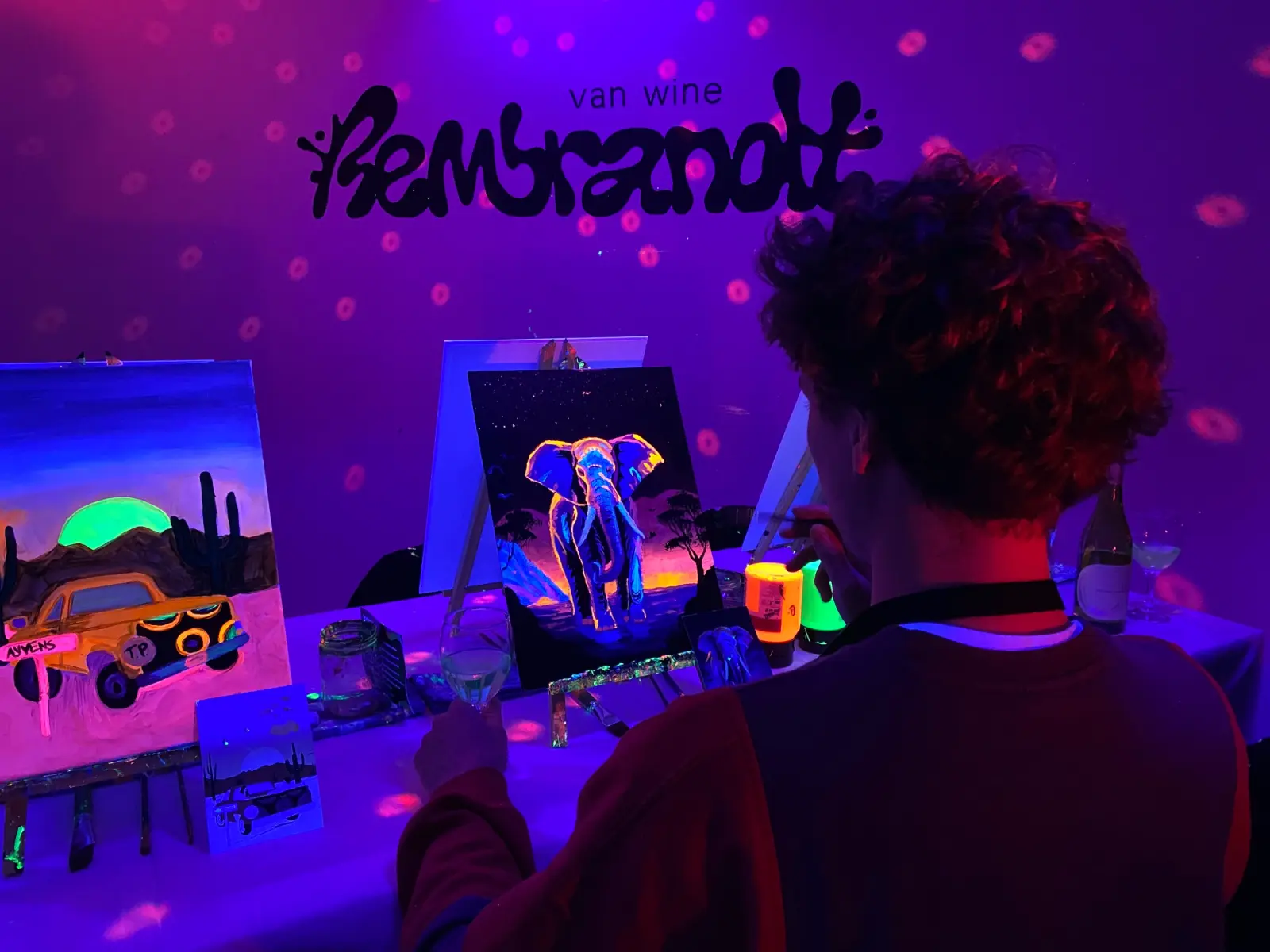 neon painting