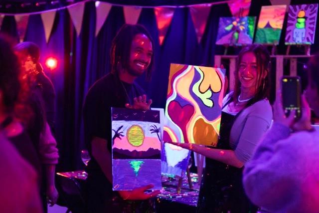 neon painting