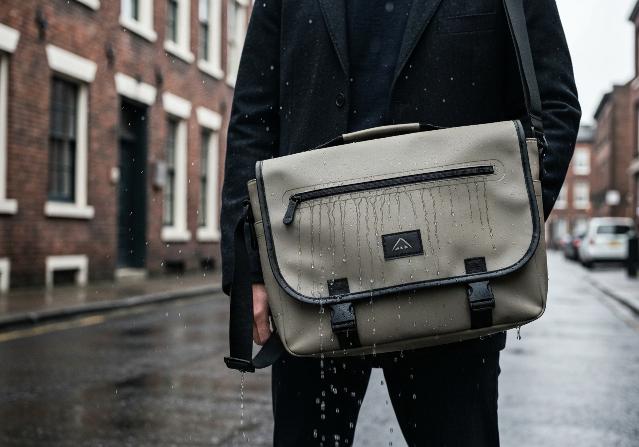 Sacoche imperméable homme résistant à l'eau
