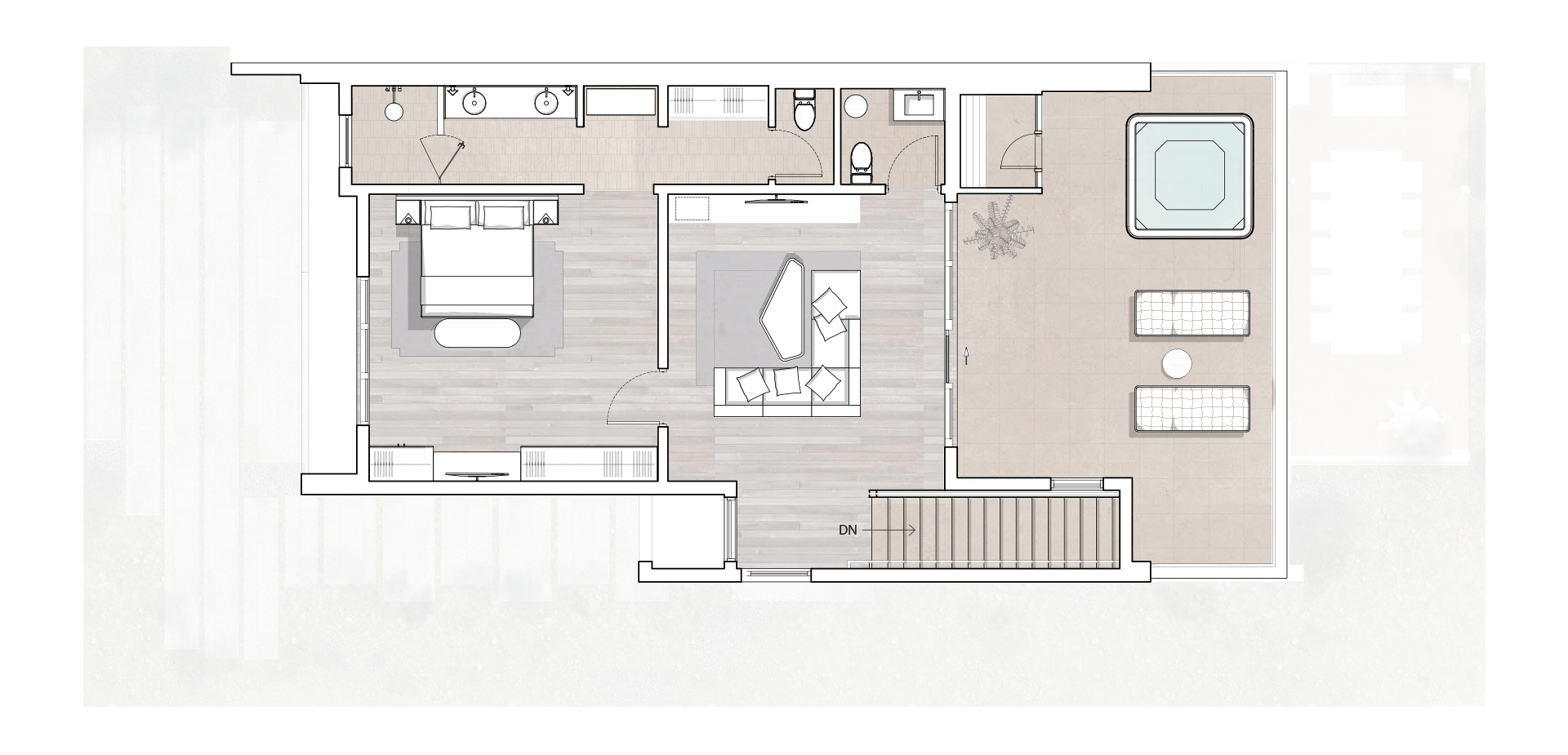 Pinnacle floor three floorplan