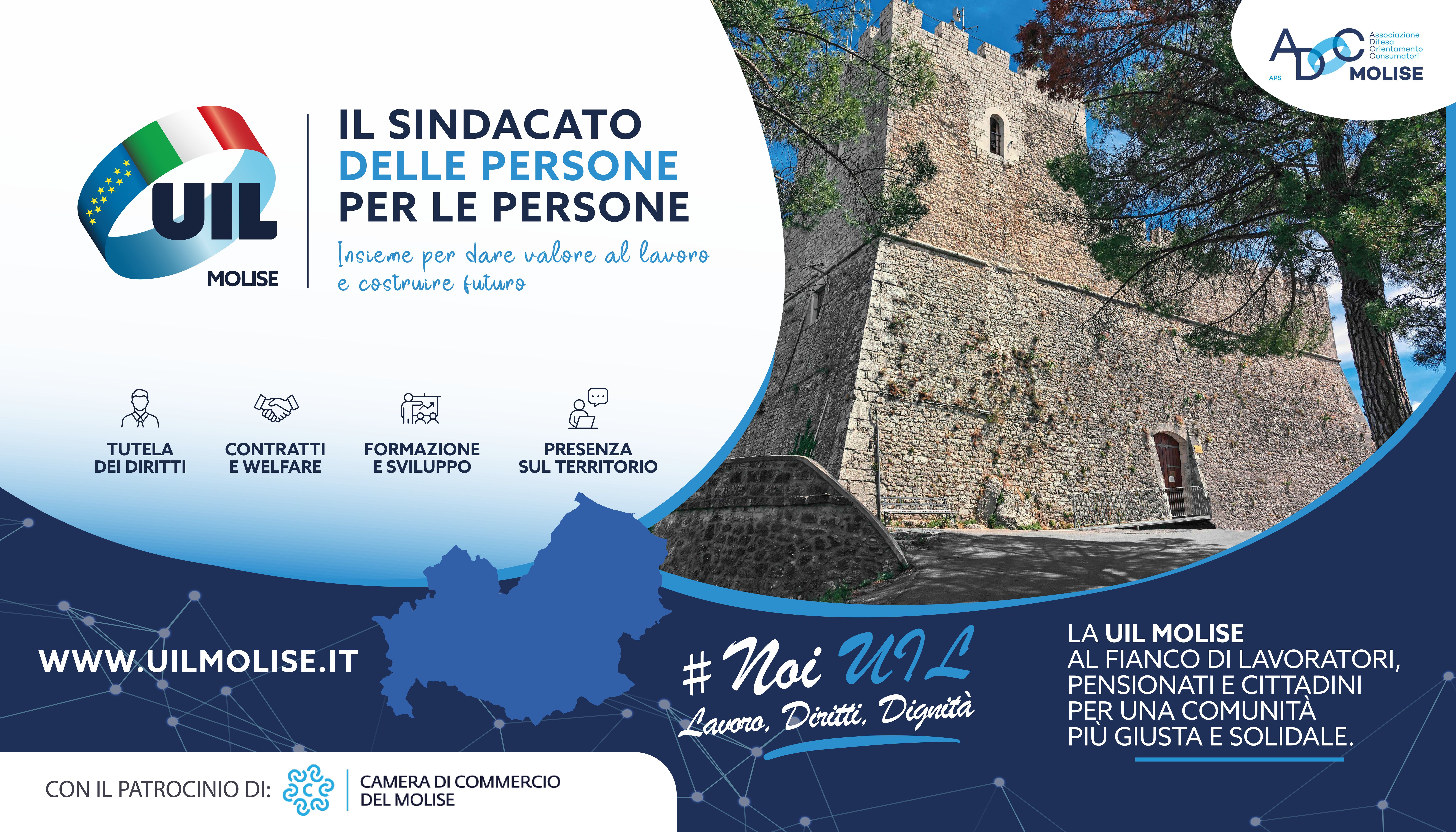 UIL Molise protagonista al XIX Congresso Nazionale UIL: identità, confronto e promozione del territorio