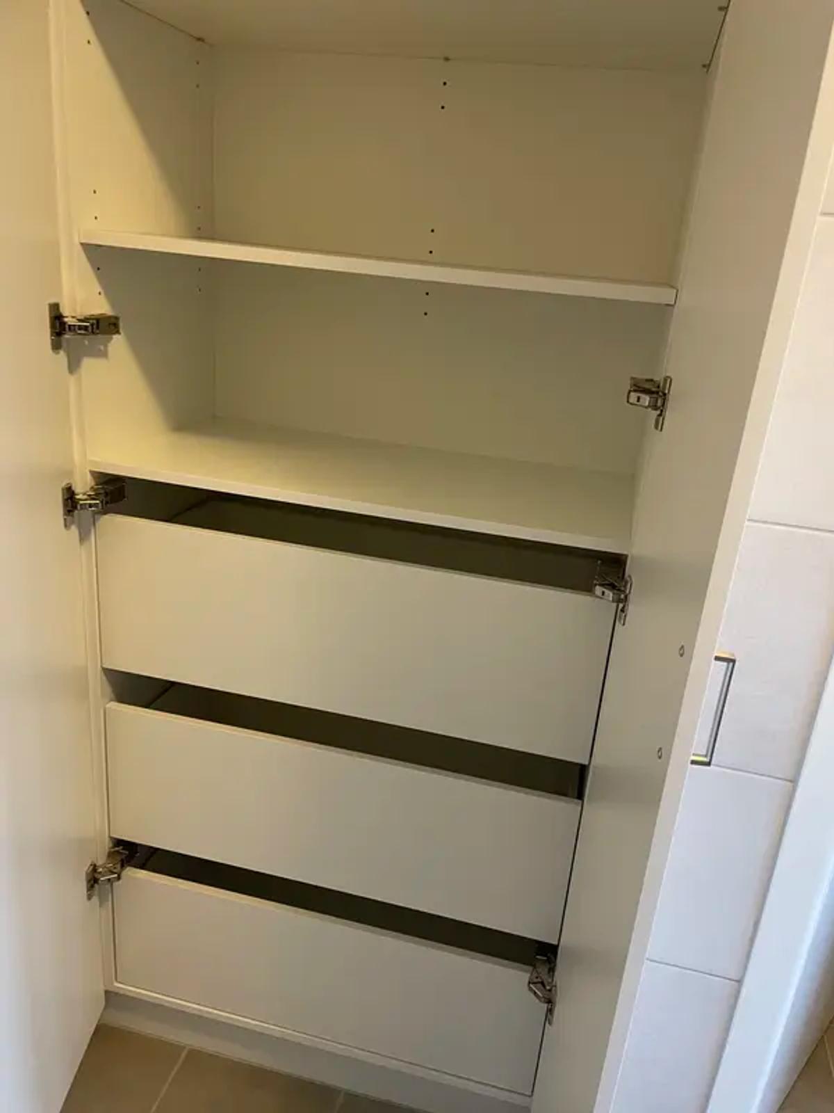 Bathroom cupboard inside