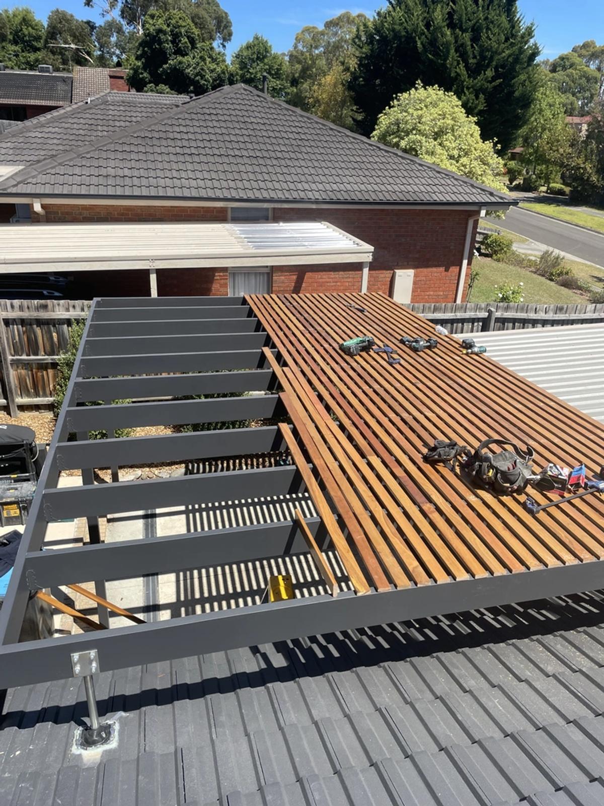 Adding decking first photo