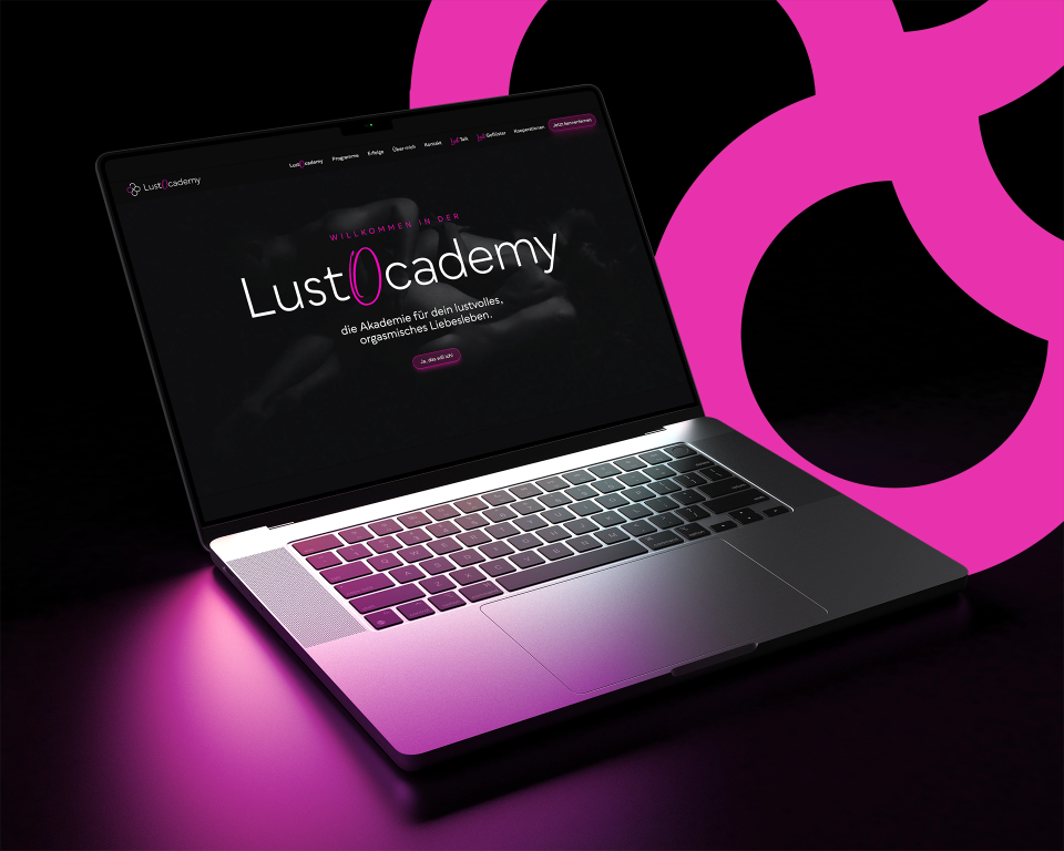 Lustocademy - Webseite