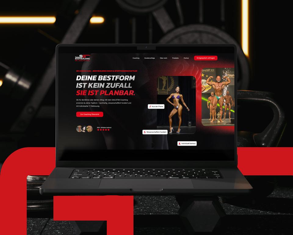 Startseite von Dr. Sascha Gail Website